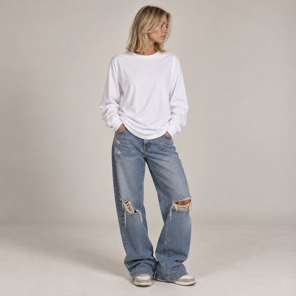 Stay In Bed, Long Sleeve Tee