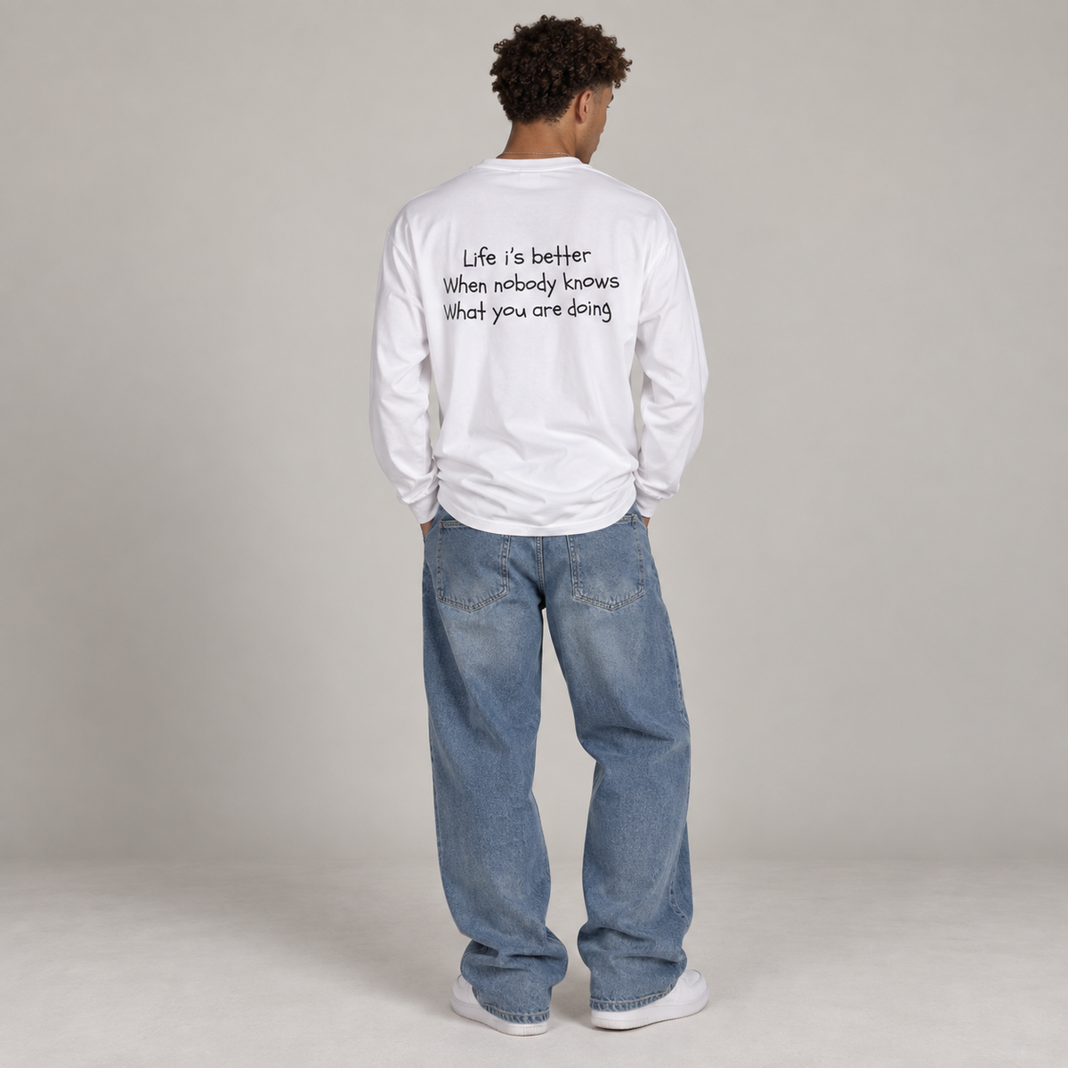 Nobody Knows, Long Sleeve Tee